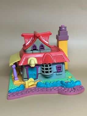 VINTAGE 1994 Polly Pocket Light Up Kitty House Animal Wonderland Collection